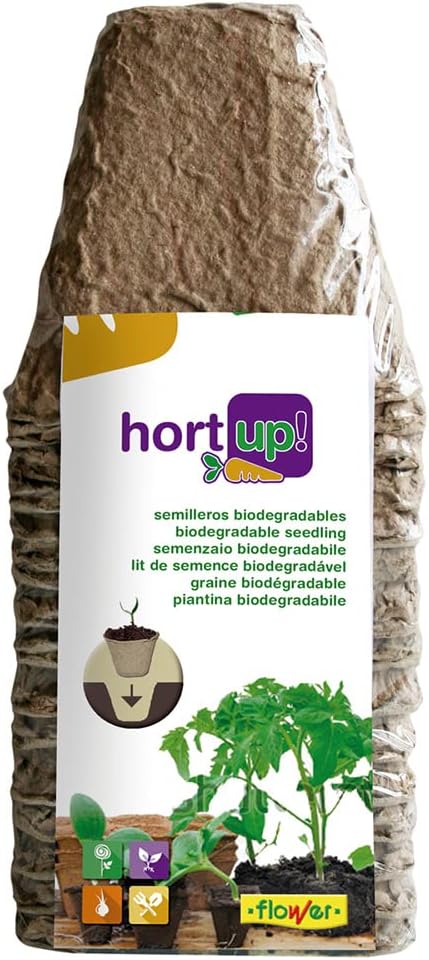 Flower - Semilleros Biodegradables Cuadrados 100%