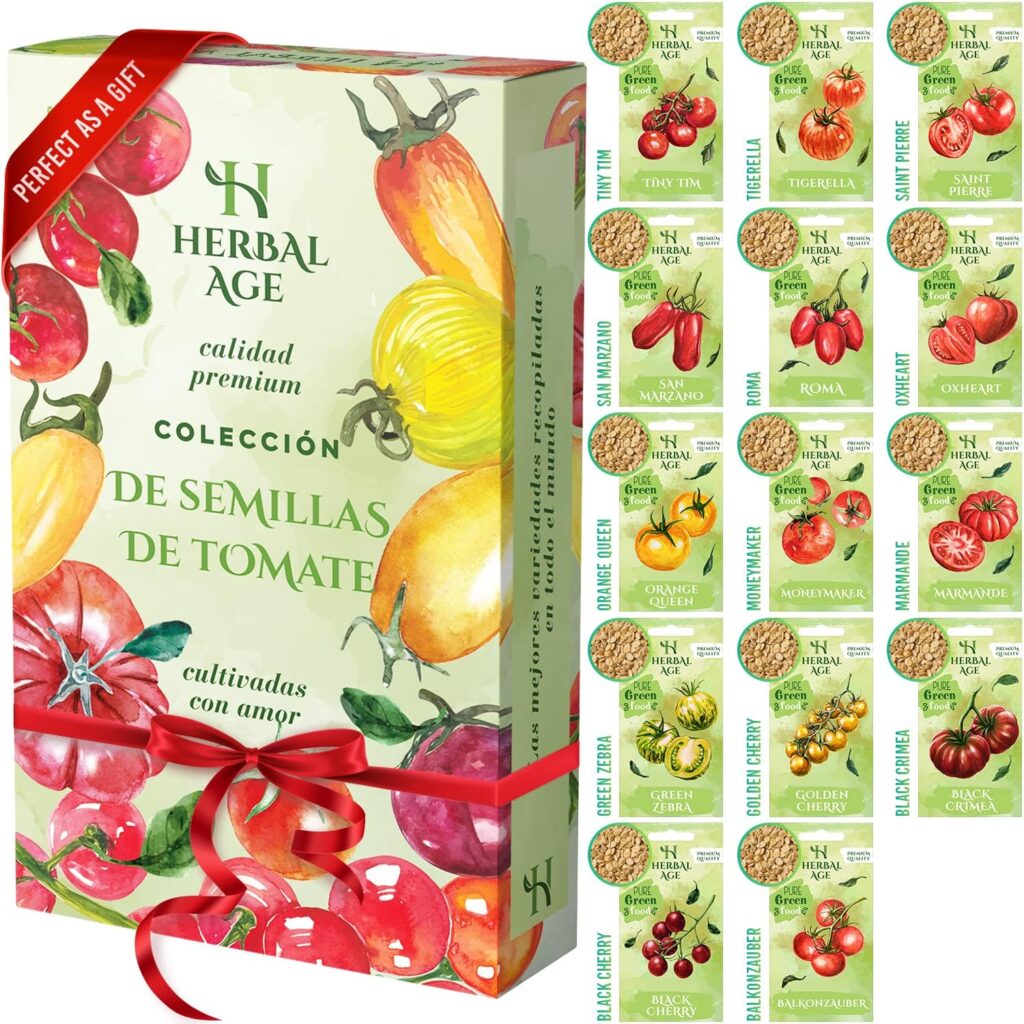 Kit De Semillas De Tomate Pack, 14 Variedades